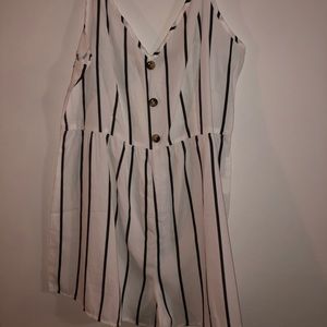 Black and White Romper